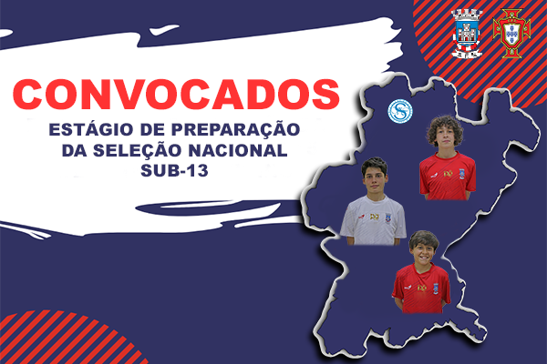 Convocados para Estágio de Preparação da Seleção de Futsal Sub-13